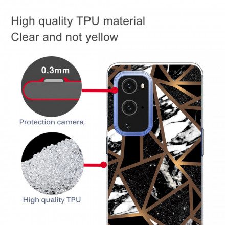 Skal För OnePlus 9 Pro Geometrisk Marmor