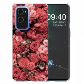 Skal För OnePlus 9 Pro Intensiva Blommor