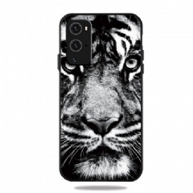 Skal För OnePlus 9 Pro Svartvit Tiger