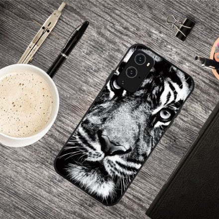 Skal För OnePlus 9 Pro Svartvit Tiger