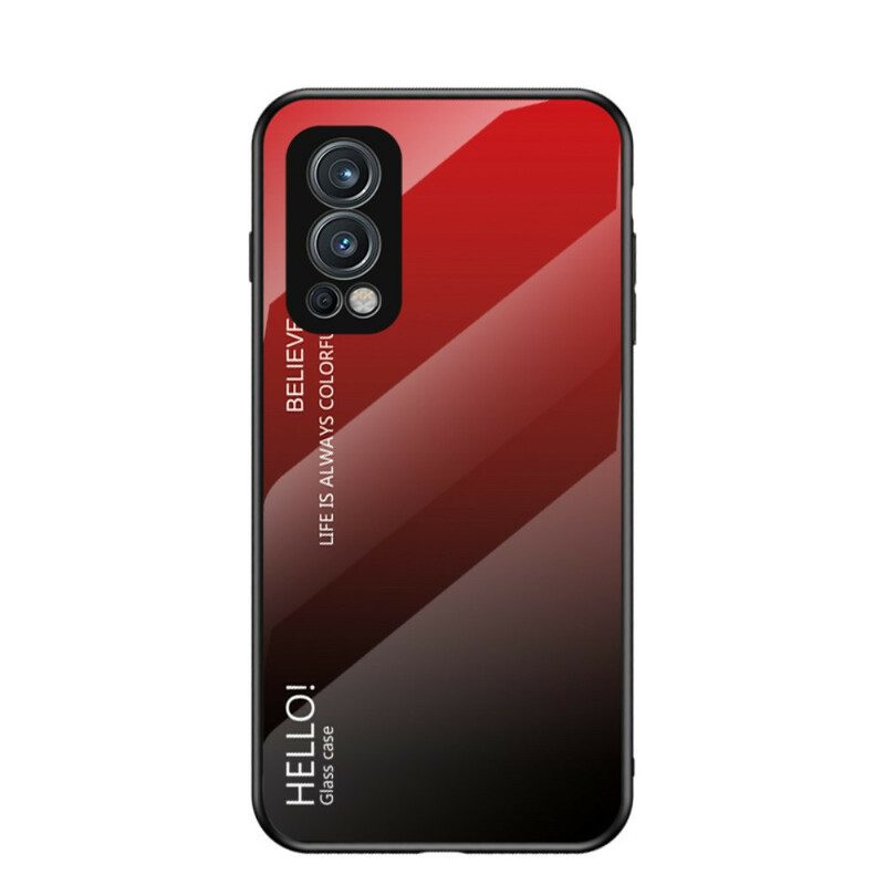 Skal För OnePlus Nord 2 5G Hej Härdat Glas