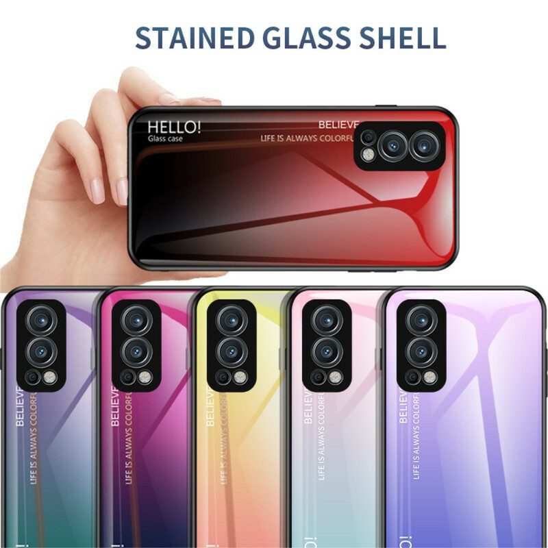 Skal För OnePlus Nord 2 5G Hej Härdat Glas