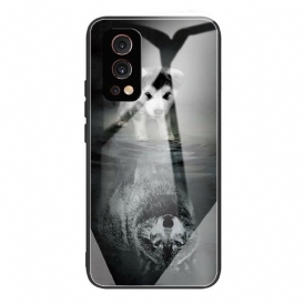 Skal För OnePlus Nord 2 5G Puppy Dream Härdat Glas