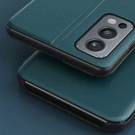 Skal För OnePlus Nord 2 5G Texturerat Konstläder