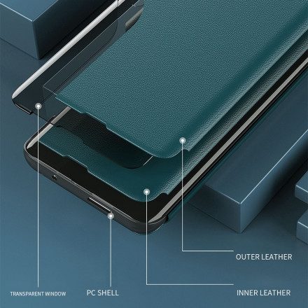 Skal För OnePlus Nord 2 5G Texturerat Konstläder