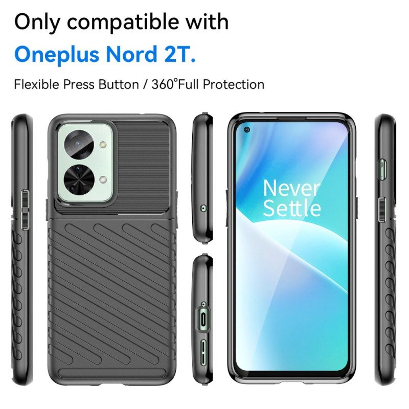 Skal För OnePlus Nord 2T 5G Silicon Twill