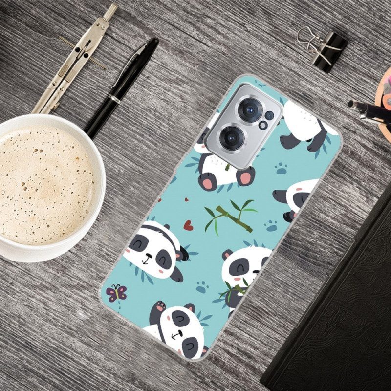 Skal För OnePlus Nord CE 2 5G Panda Tupplur