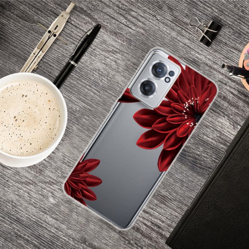 Skal För OnePlus Nord CE 2 5G Scarlet Blomma