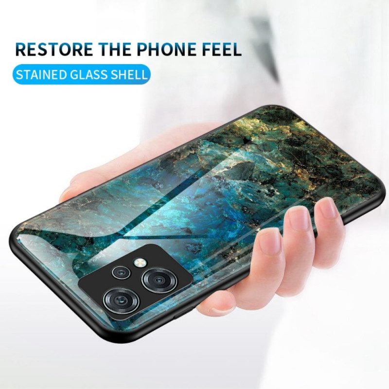 Skal För OnePlus Nord CE 2 Lite 5G Marmor Härdat Glas