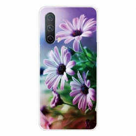 Skal För OnePlus Nord CE 5G Realistiska Blommor