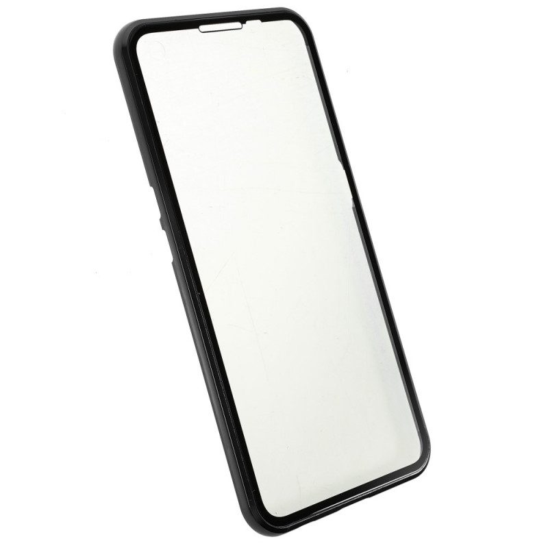 Skal För OnePlus Nord CE 5G Två Sidor Magnetiskt Härdat Glas Och Metall