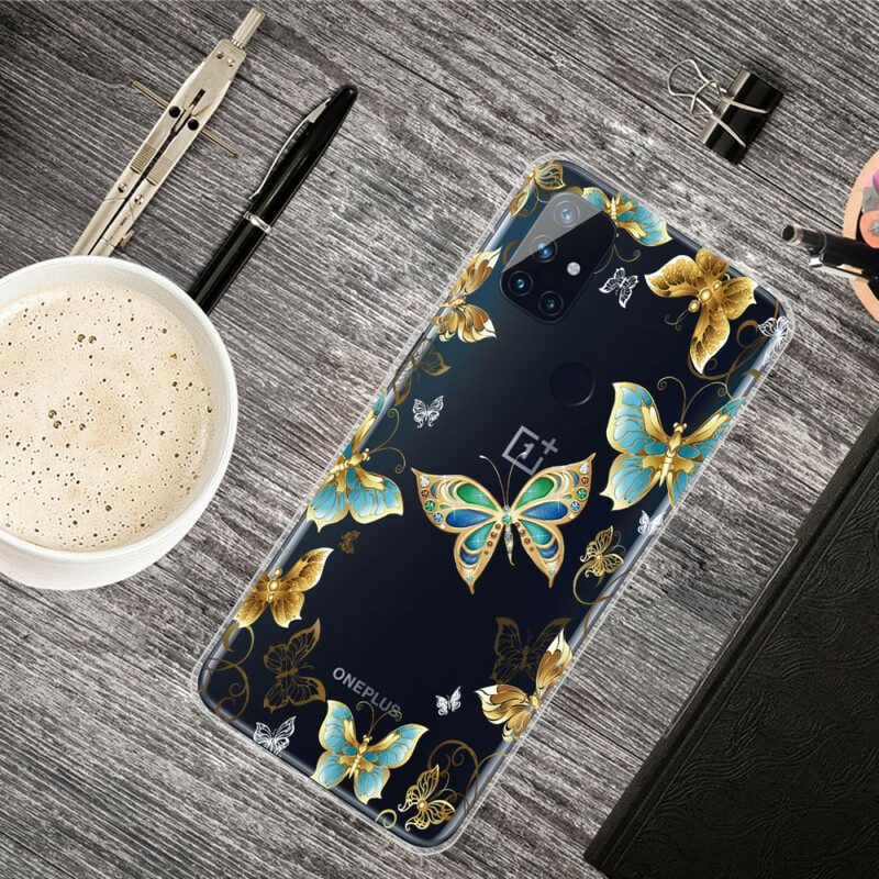 Skal För OnePlus Nord N10 Fjärilsdesign