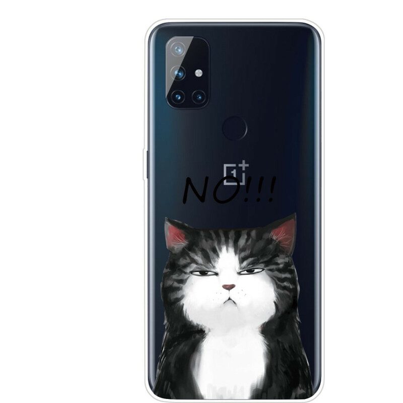 Skal För OnePlus Nord N10 Katten Som Säger Nej