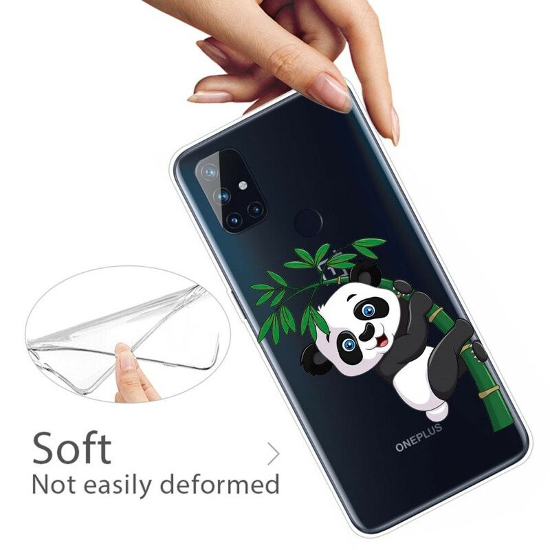 Skal För OnePlus Nord N10 Sömlös Panda På Bambu