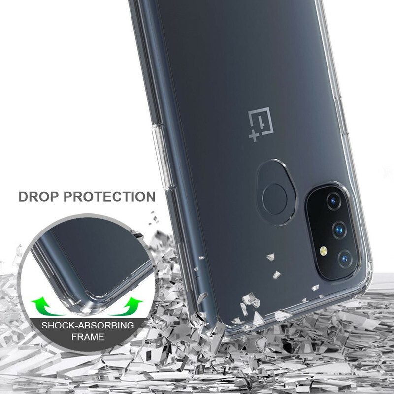 Skal För OnePlus Nord N100 Transparent Hybriddesign