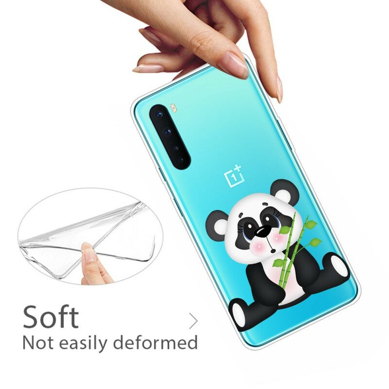 Skal För OnePlus Nord Transparent Sad Panda