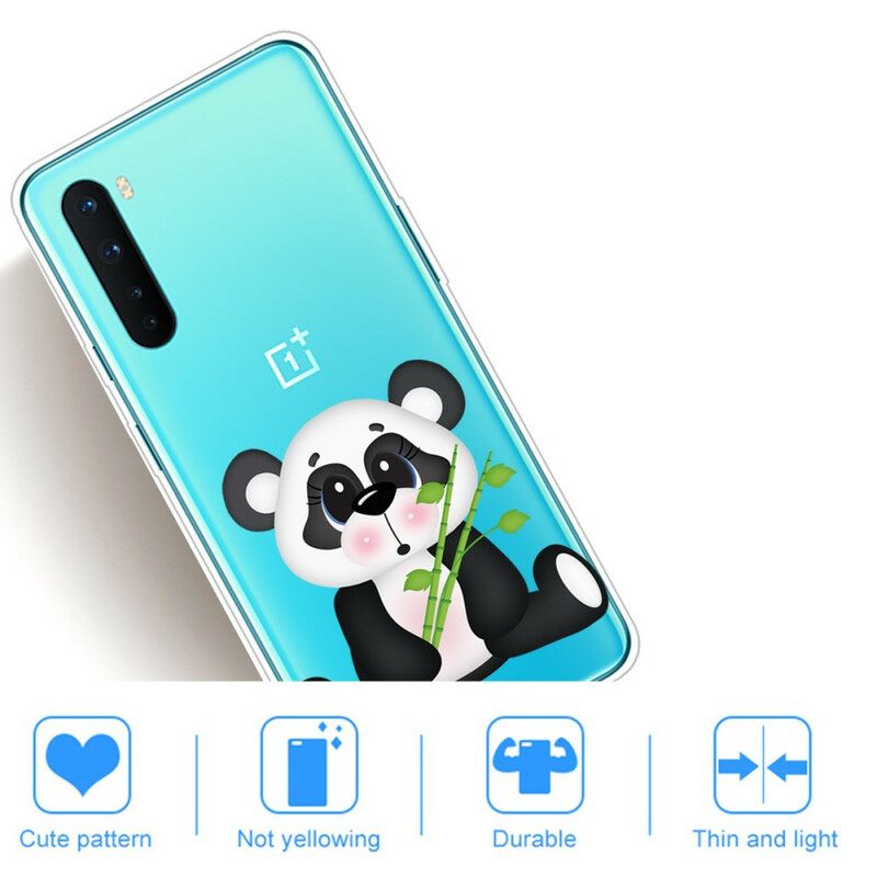 Skal För OnePlus Nord Transparent Sad Panda