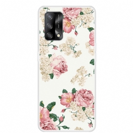 Skal För Oppo A74 4G Frihetsblommor