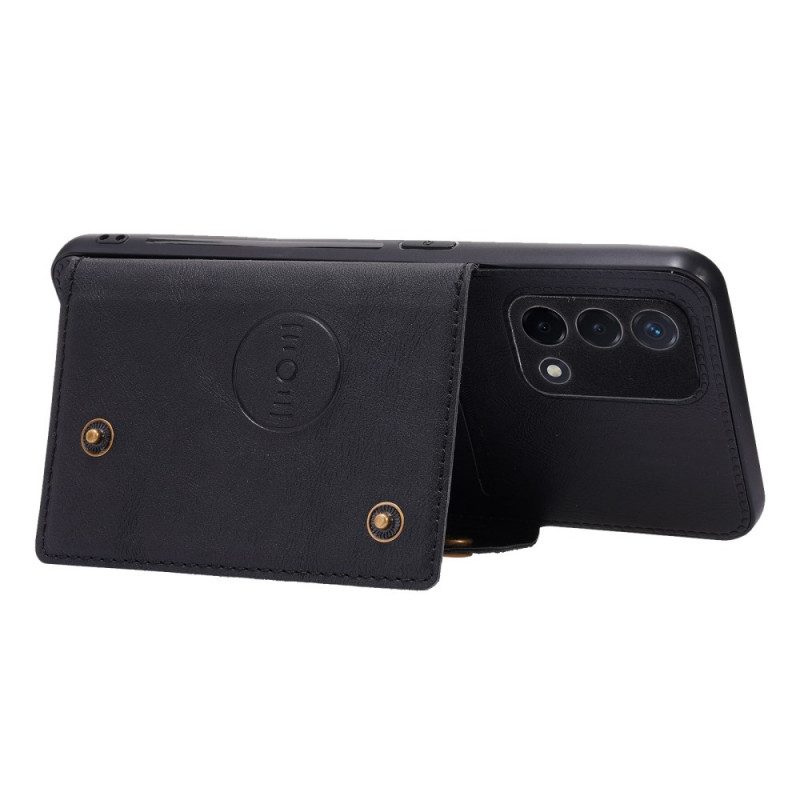 Skal För Oppo A74 4G Plånboksfodral Snap-plånbok