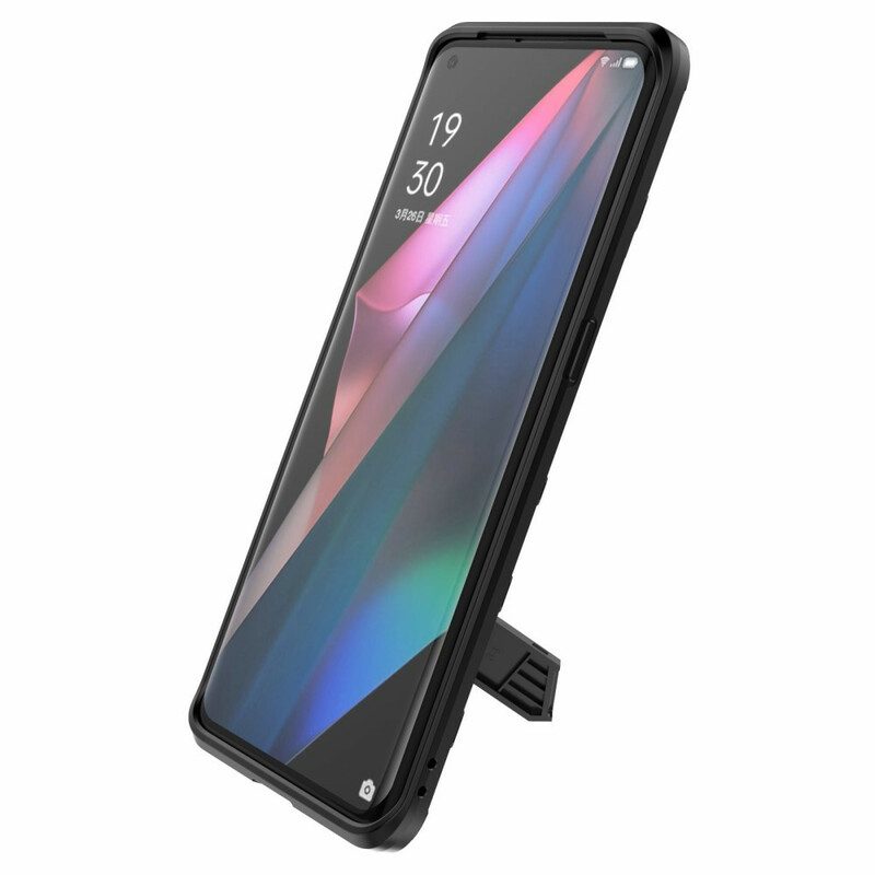 Skal För Oppo Find X3 / X3 Pro Hands Free Tvåpositions Avtagbart Stativ