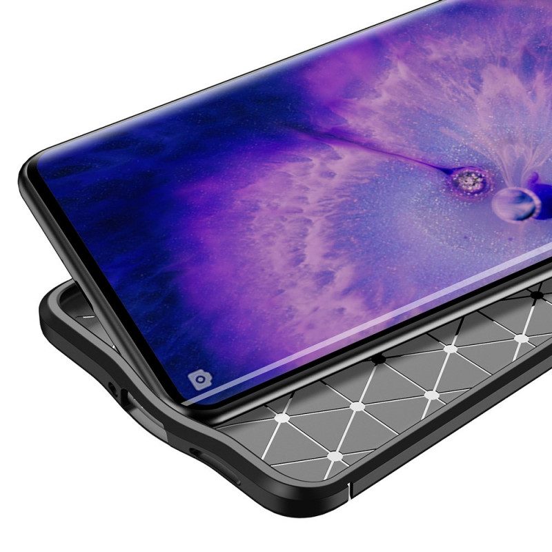 Skal För Oppo Find X5 Dubbellinje Litchi Lädereffekt