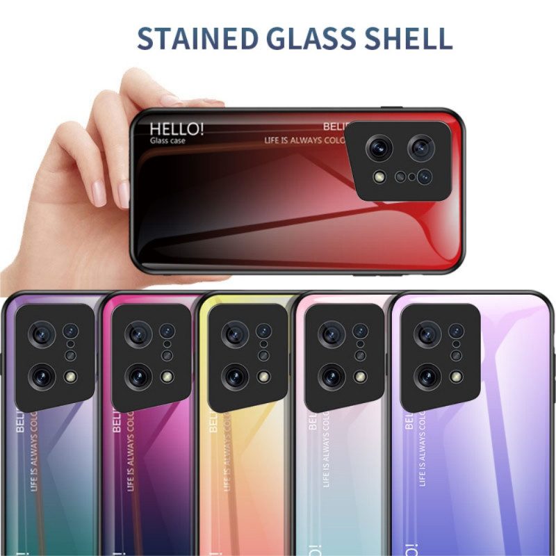 Skal För Oppo Find X5 Hej Härdat Glas