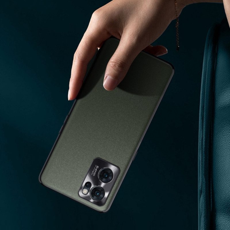 Skal För Oppo Find X5 Lite Fukelai Konstläder