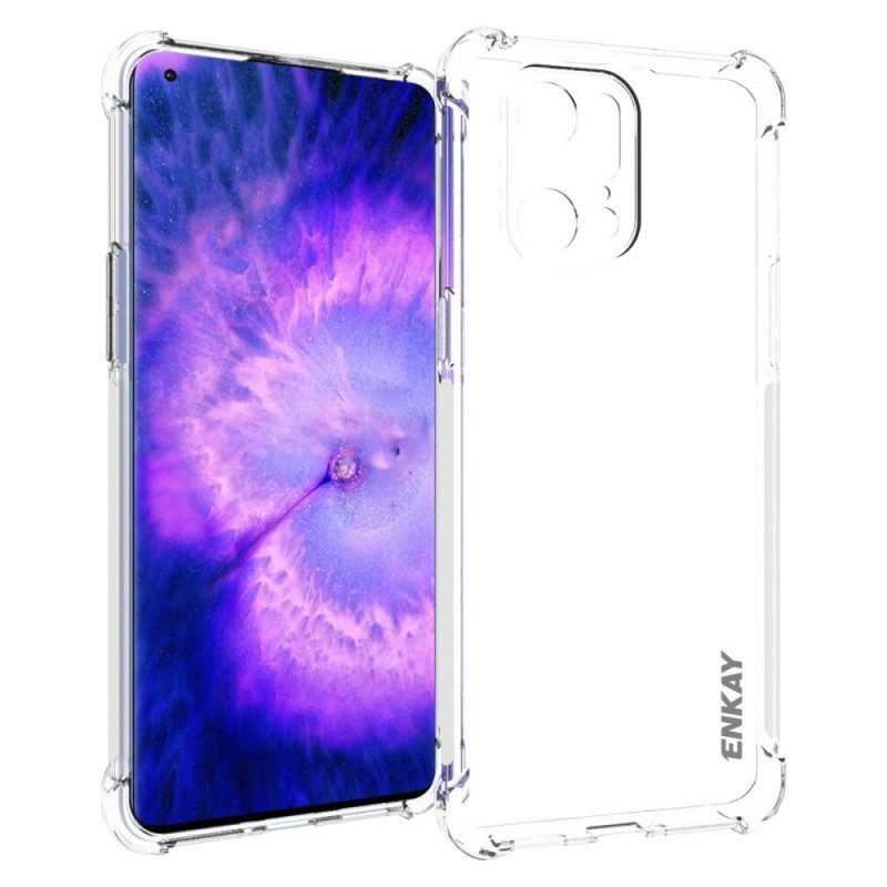 Skal För Oppo Find X5 Pro Transparent Enkay