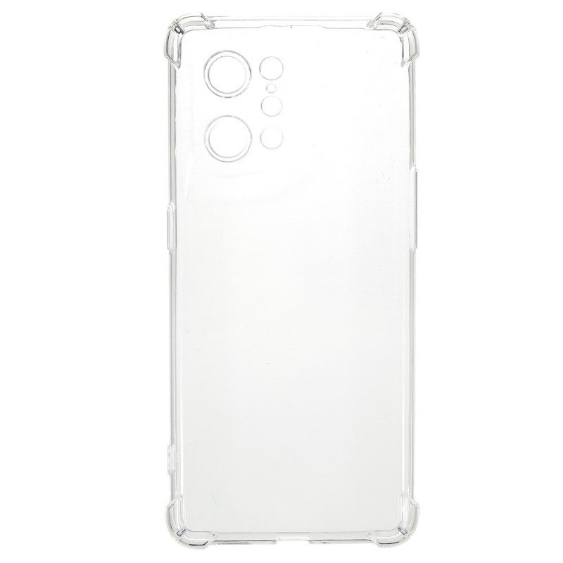 Skal För Oppo Find X5 Transparenta Förstärkta Hörn