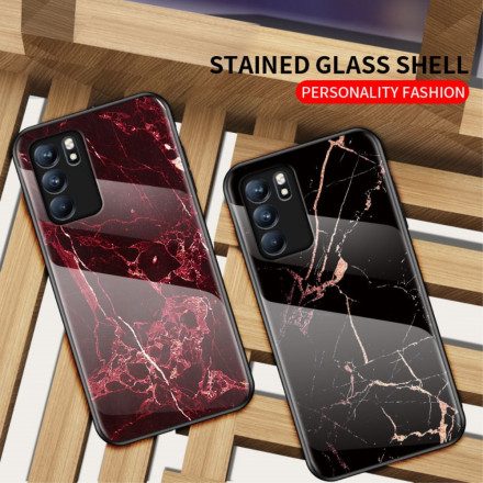 Skal För Oppo Reno 6 5G Premium Färger Härdat Glas
