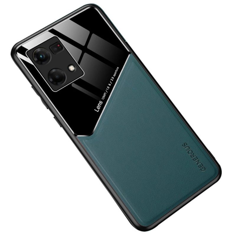 Skal För Oppo Reno 7 Premium Konstläder