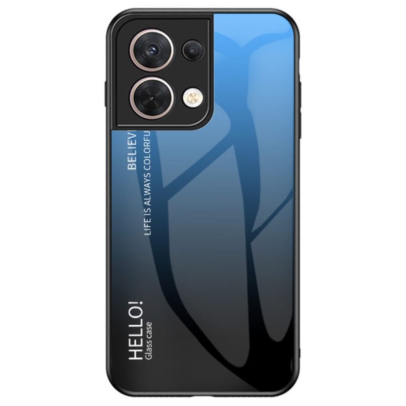 Skal För Oppo Reno 8 Hej Härdat Glas