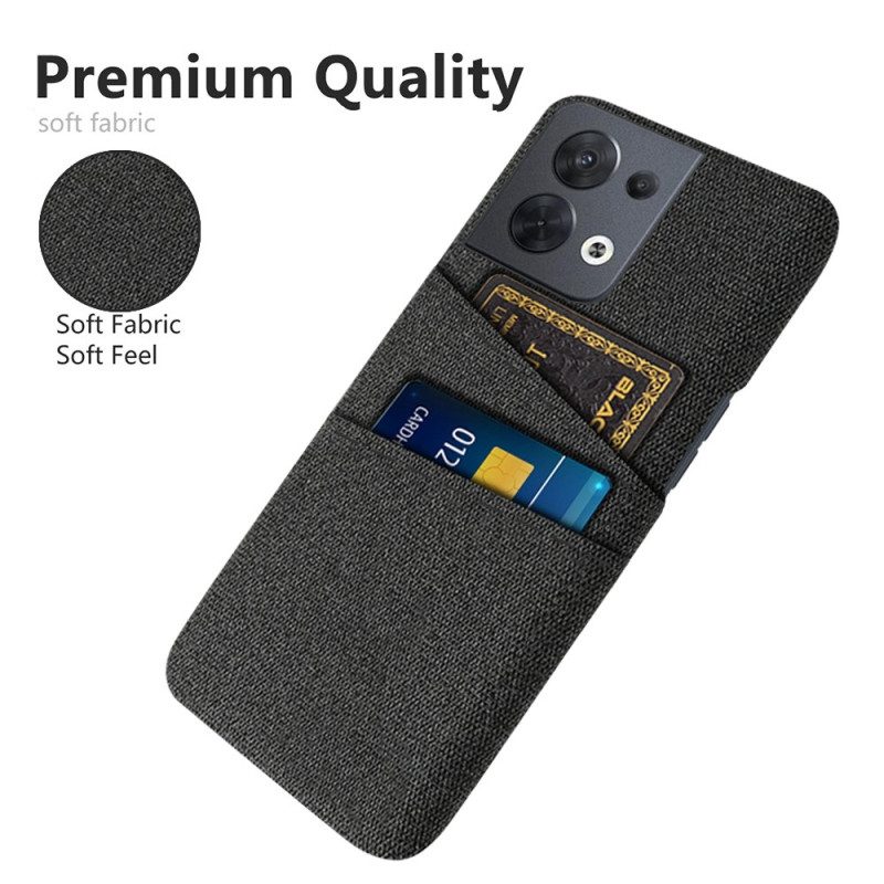 Skal För Oppo Reno 8 Korthållarduk