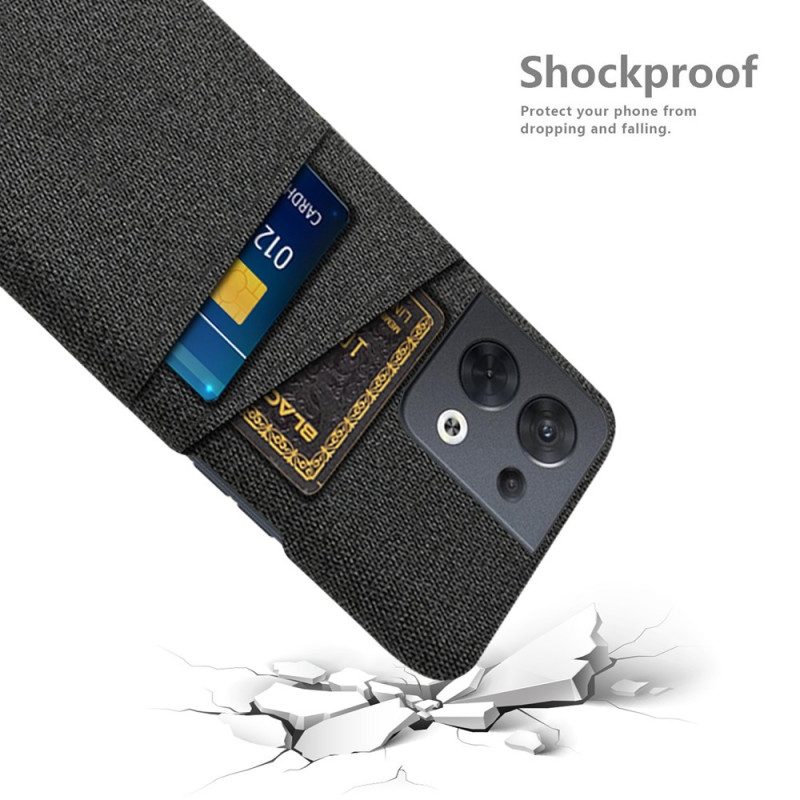 Skal För Oppo Reno 8 Korthållarduk