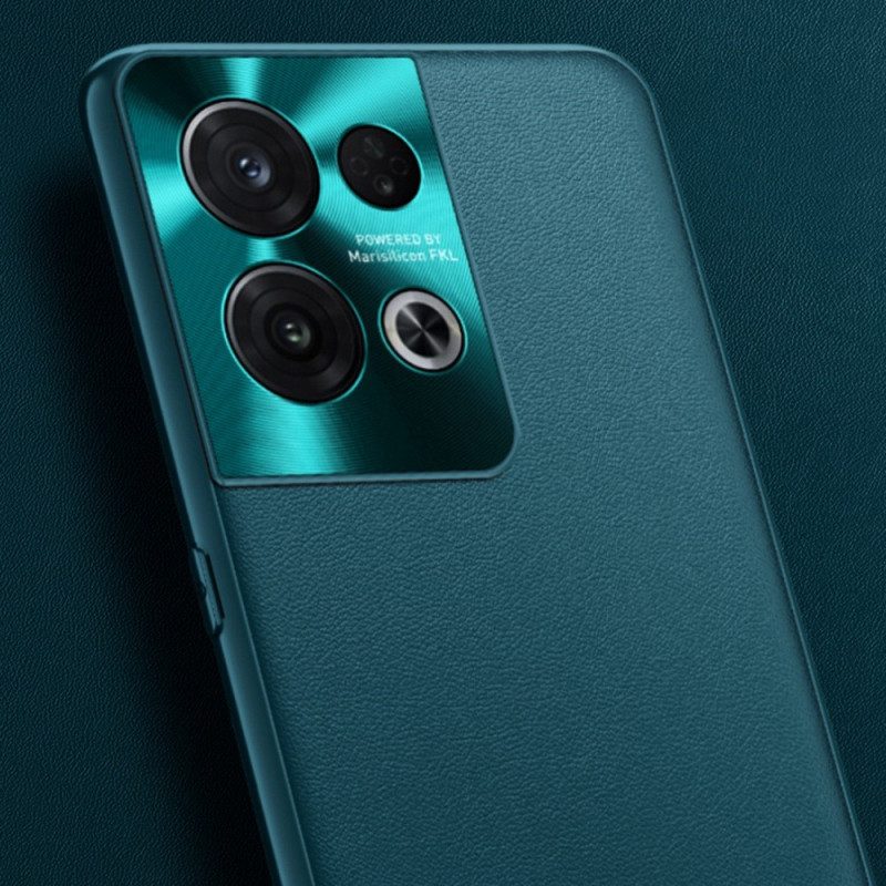 Skal För Oppo Reno 8 Premium Konstläder