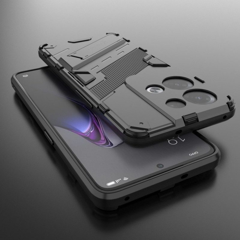 Skal För Oppo Reno 8 Pro Hands Free Tvåpositions Avtagbart Stativ