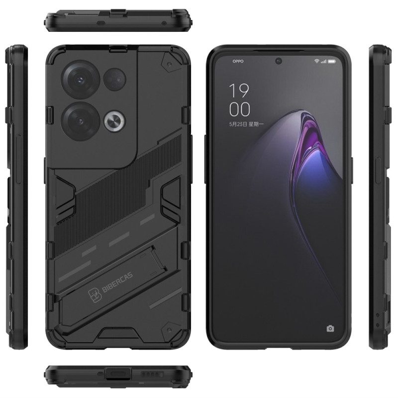 Skal För Oppo Reno 8 Pro Hands Free Tvåpositions Avtagbart Stativ