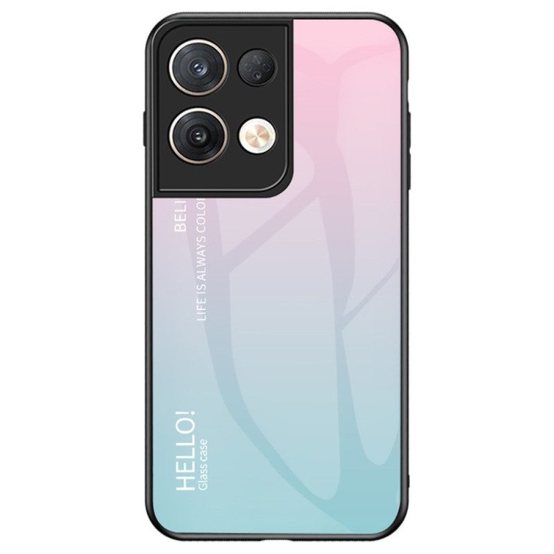 Skal För Oppo Reno 8 Pro Hej Härdat Glas