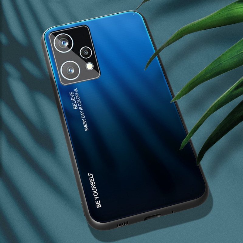 Skal För Realme 9 Pro Plus Var Dig Själv Härdat Glas