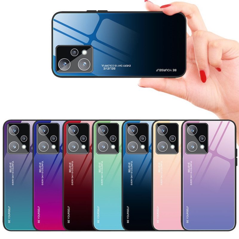 Skal För Realme 9 Pro Plus Var Dig Själv Härdat Glas