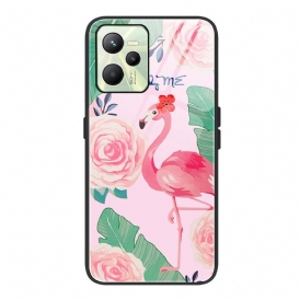 Skal För Realme C35 Flamingo