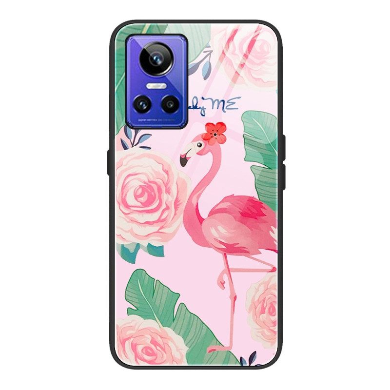 Skal För Realme GT Neo 3 Rosa Flamingo