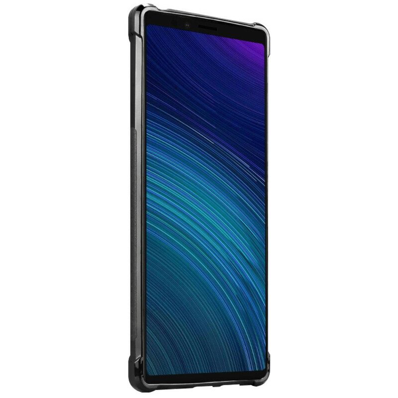 Skal För Sony Xperia 1 Imak Vega Series Borstad Kolfiber