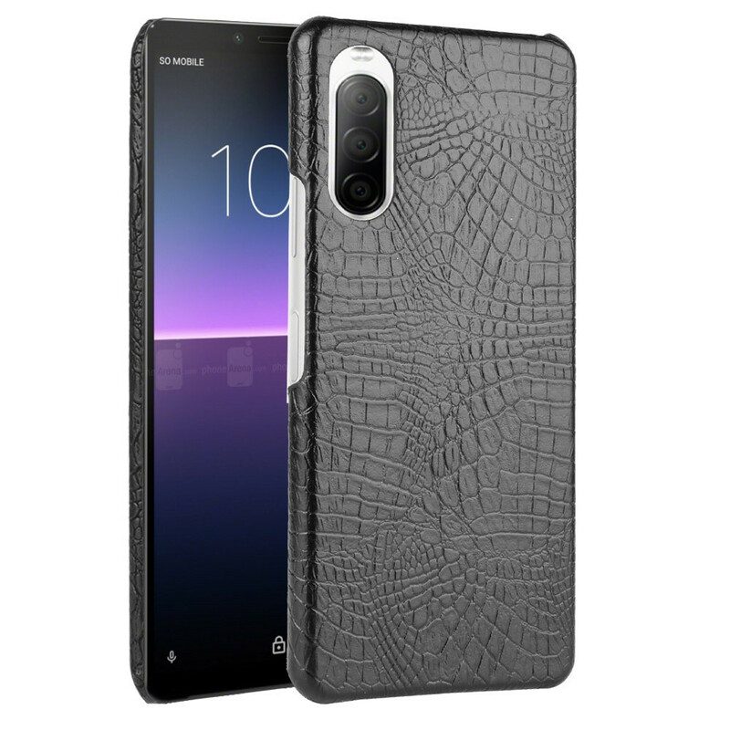 Skal För Sony Xperia 10 II Krokodilskinnseffekt