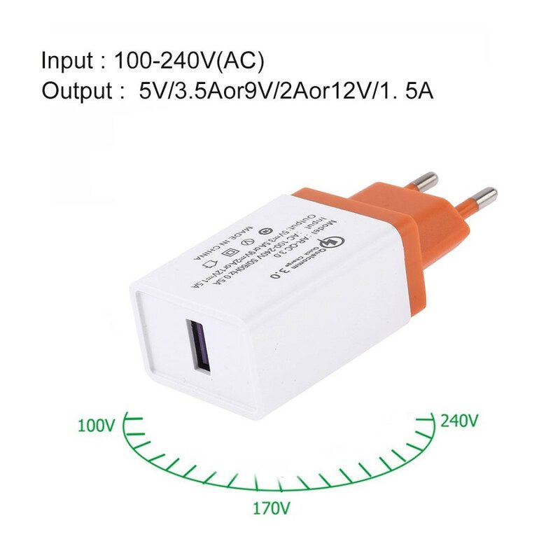 Usb Väggladdare Adapter Eu-Kontakt