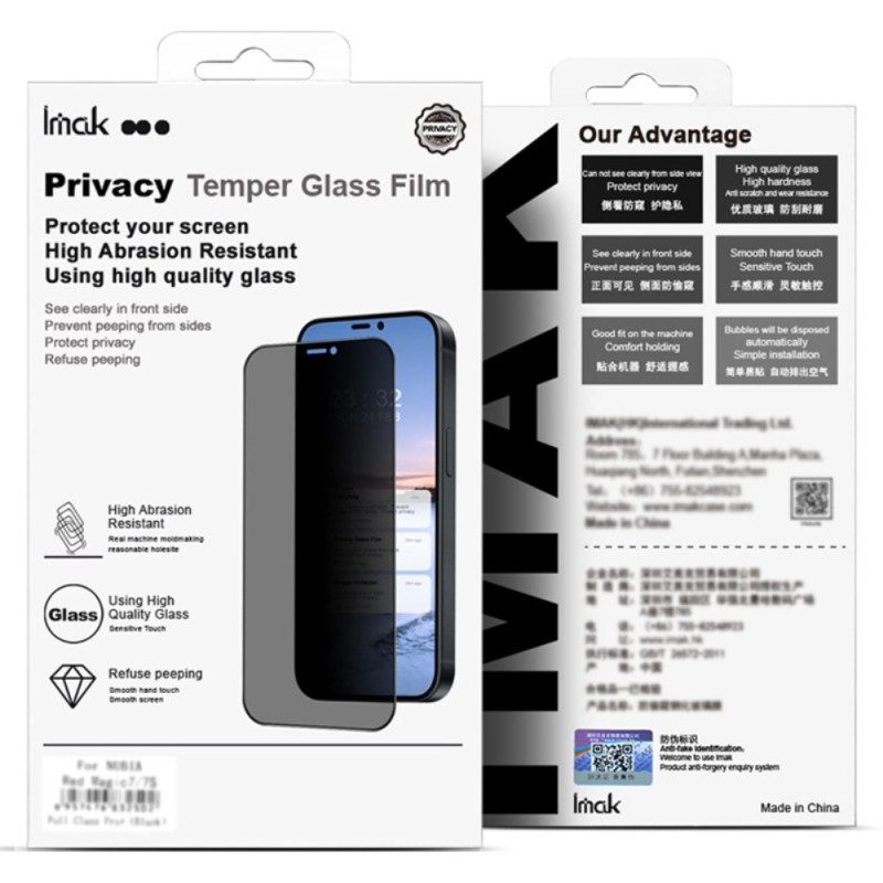 Anti-spionageskärmskydd I Härdat Glas För Vivo V30 5g