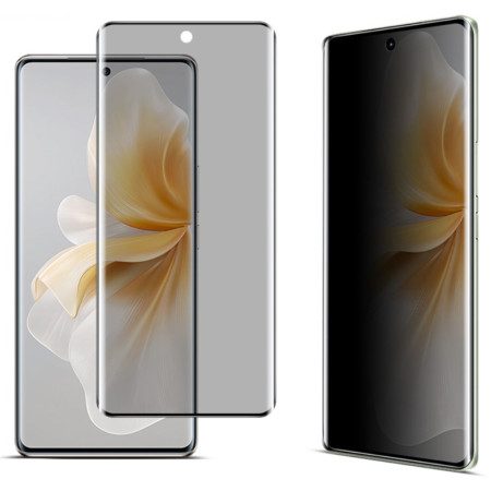 Böjt Skärmskydd I Härdat Glas Mot Spioner För V40 Lite 5g
