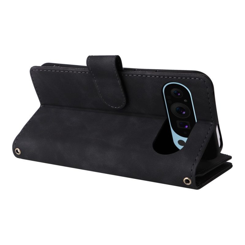 Fodral För Google Pixel 10 / 10 Pro Plånbok Med Dragkedja