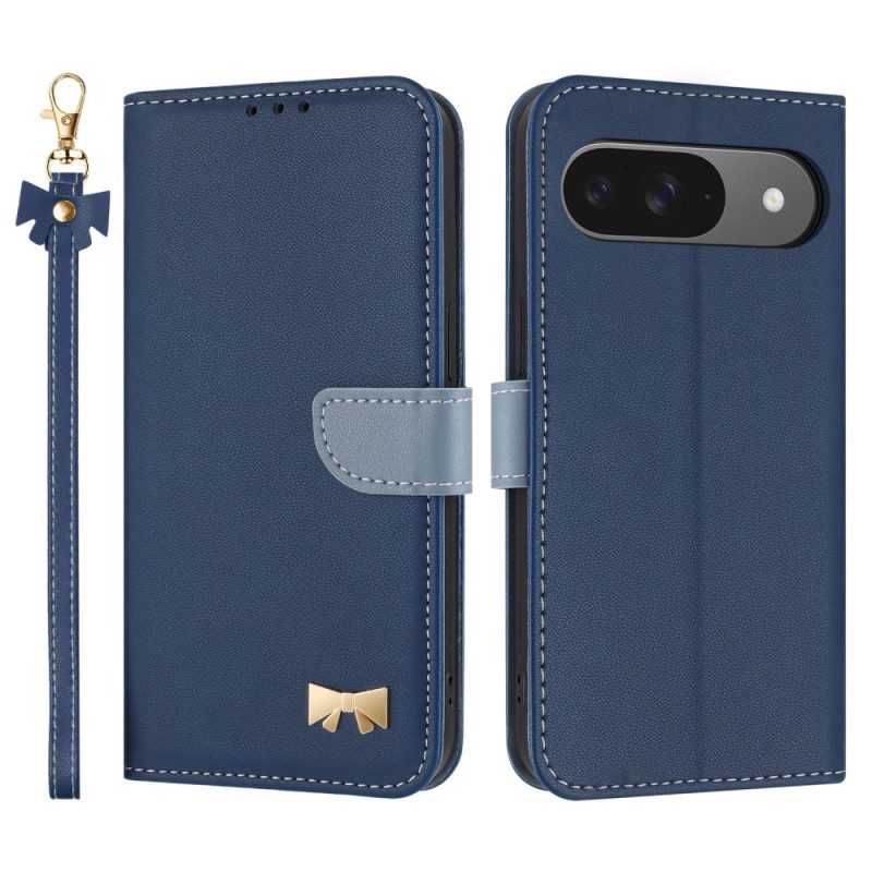 Fodral För Google Pixel 10 / 10 Pro Tvåfärgad Med Snodd