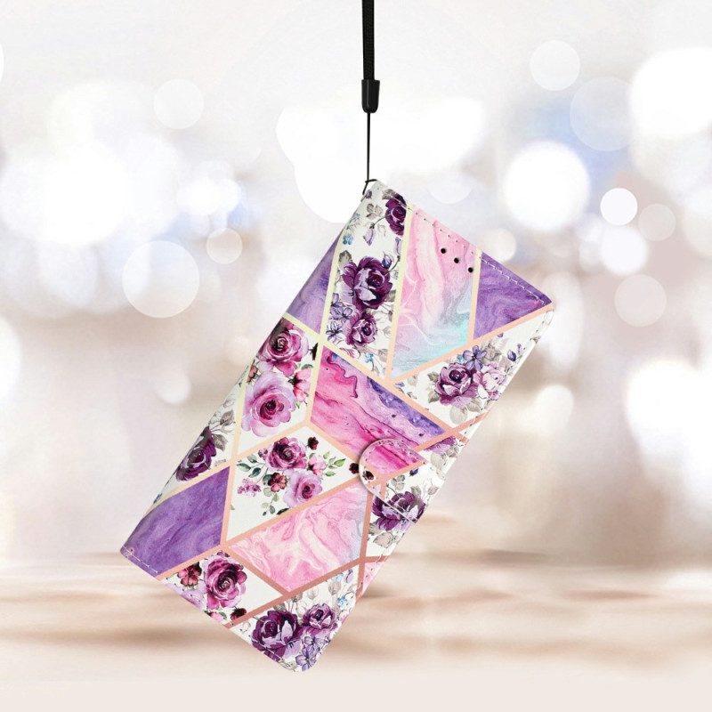 Fodral För Google Pixel 10a Lila Blommor